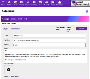 Bisexual Playground Signup